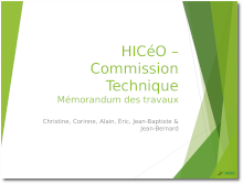 Commission Techniques du 3 août  2022