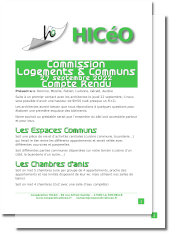Commissions Logements & Communs - 27 septembre 2022